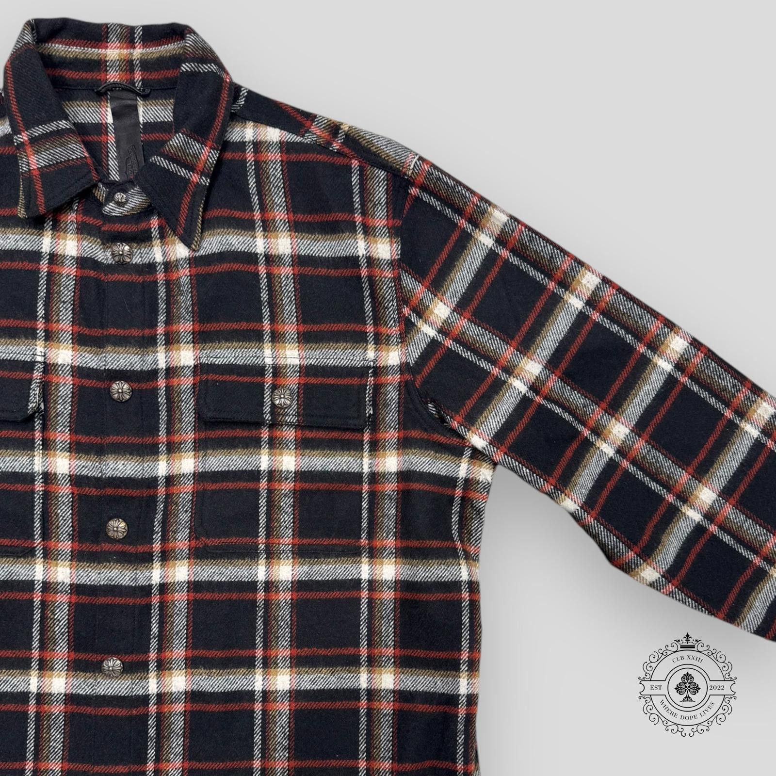Chrome Hearts Chrome Hearts Flannel Overshirt Size ONE SIZE - 2 Thumbnail