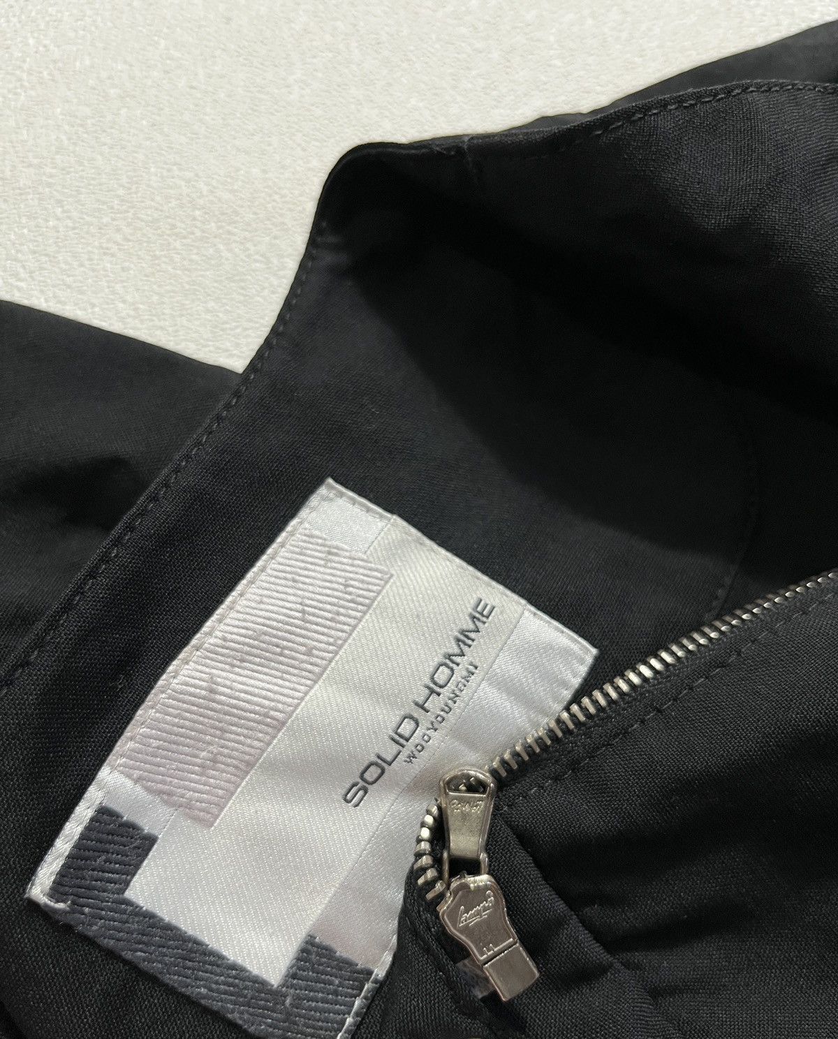 Solid Homme Solid Homme Wooyoungmi Volt V-Neck Zip Cardigan Jacket Black Size US L / EU 52-54 / 3 - 8 Thumbnail