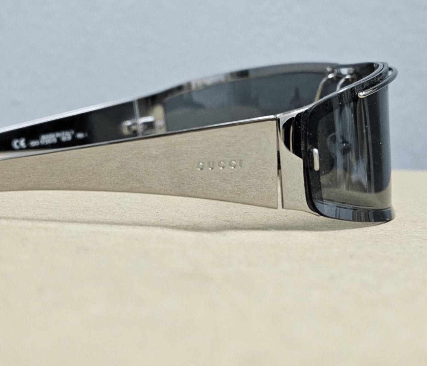 Gucci Gucci Sunglasses Bamboo Mask Logo Shield GG Sport Vintage Size ONE SIZE - 1 Thumbnail