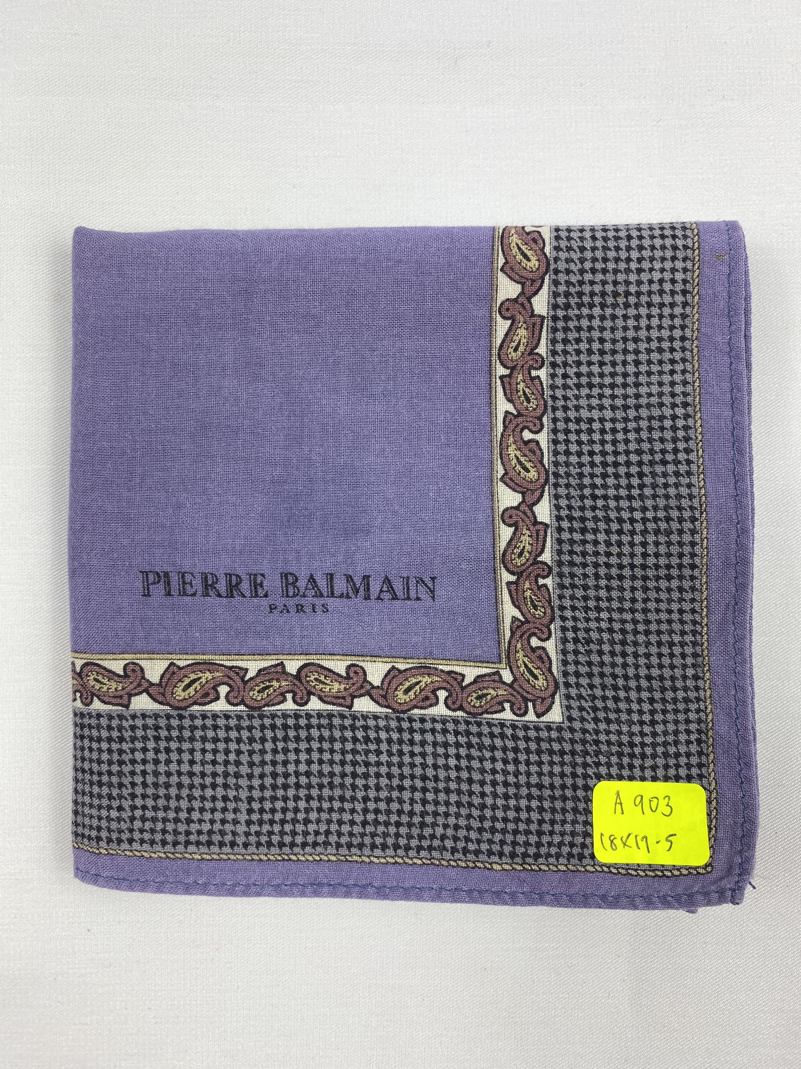Pierre Balmain × Vintage Pierre Balmain Handkerchief / Bandana / Neckerchief Size ONE SIZE - 6 Thumbnail