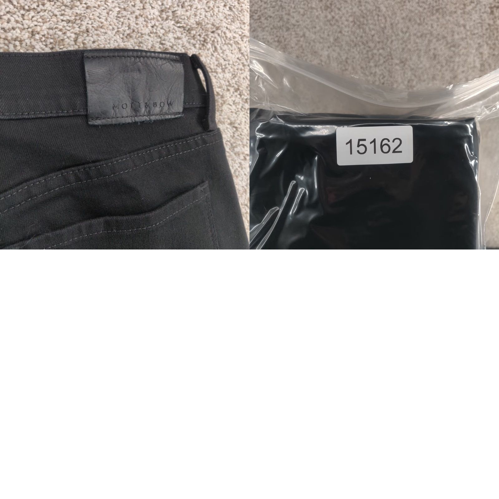 Mott & Bow Mott & Bow Jeans Mens 32x30 Slim Fit Black Denim Straight Stretch 5-Pocket Logo City Casual Fall Winter Spring Summer Mens Size US 32 / EU 48 - 10 Thumbnail