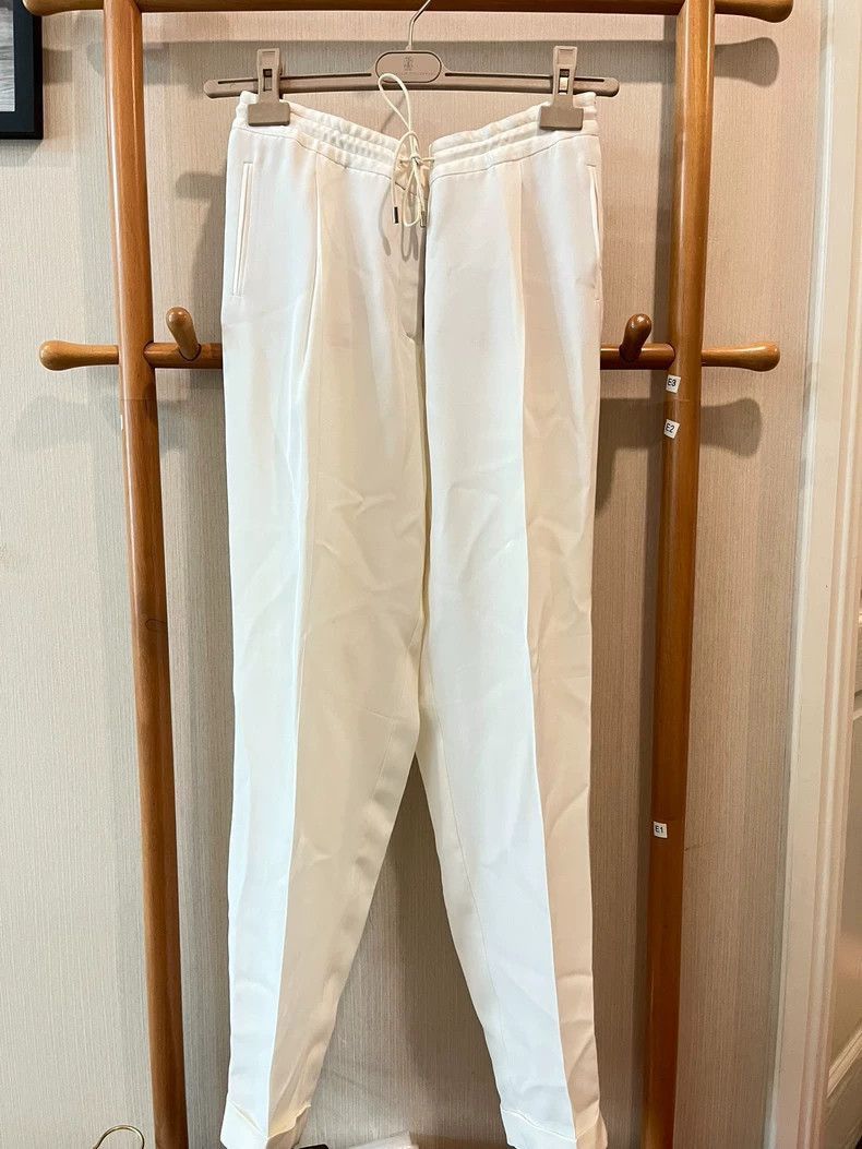 Ermenegildo Zegna Loro Piana Silk Straight-Leg Pants-2508 Size US 32 / EU 48 - 1 Thumbnail