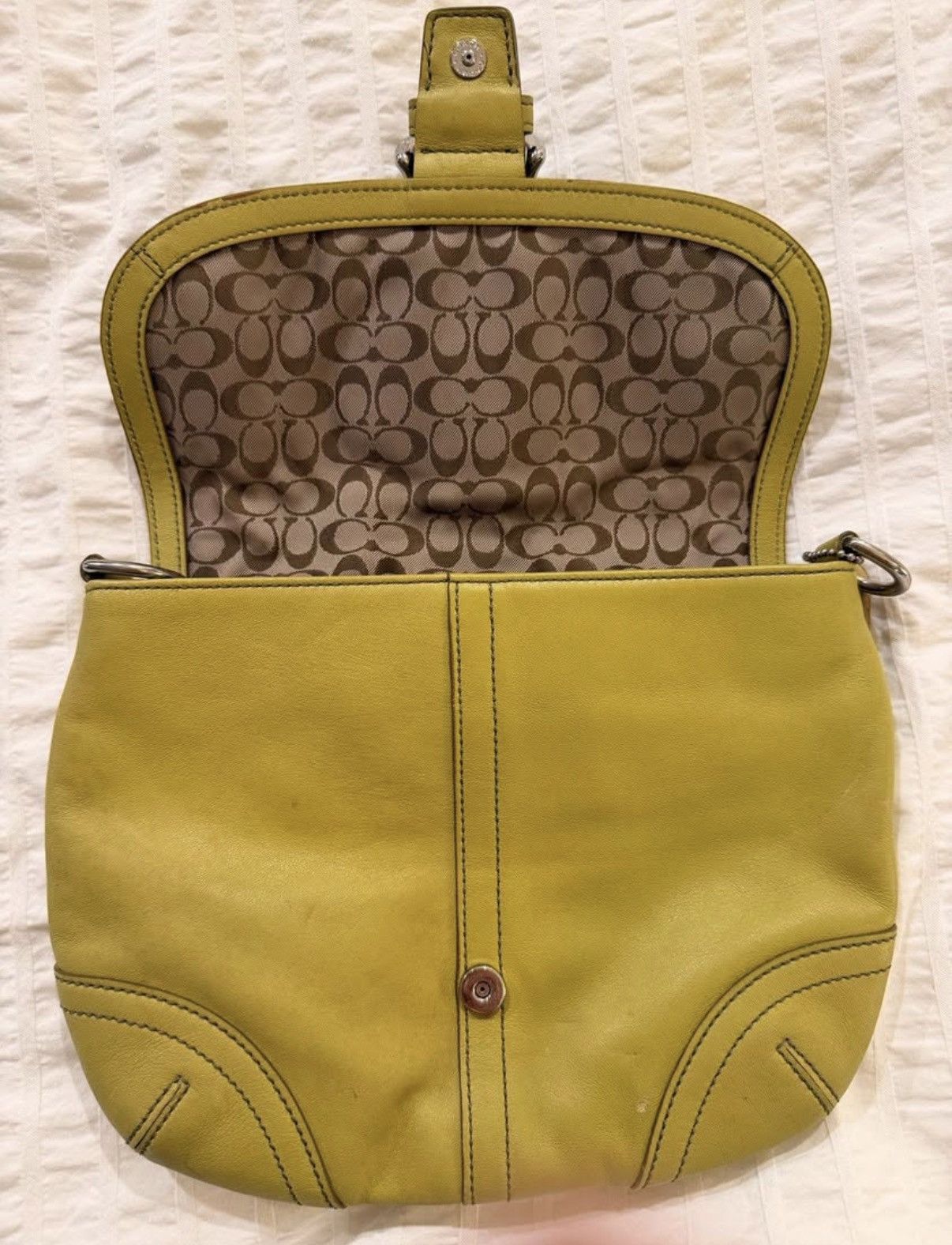 Coach Vintage yellow/green cosch soho crossbody Size ONE SIZE - 3 Thumbnail