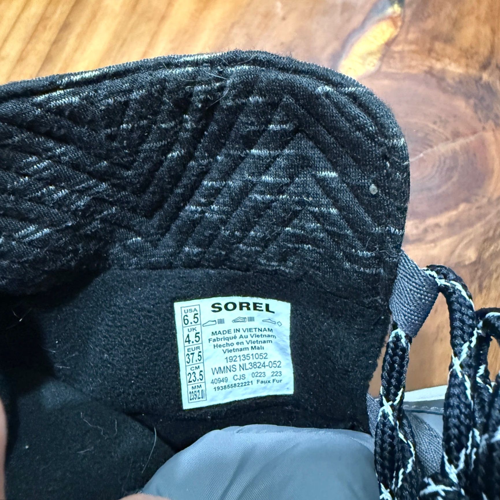 SOREL Sorel Whitney Ii Boots 6.5 Women's Insulated Winter Quarry Grey Quilted Lace Up Size US 8 / IT 38 - 5 Thumbnail
