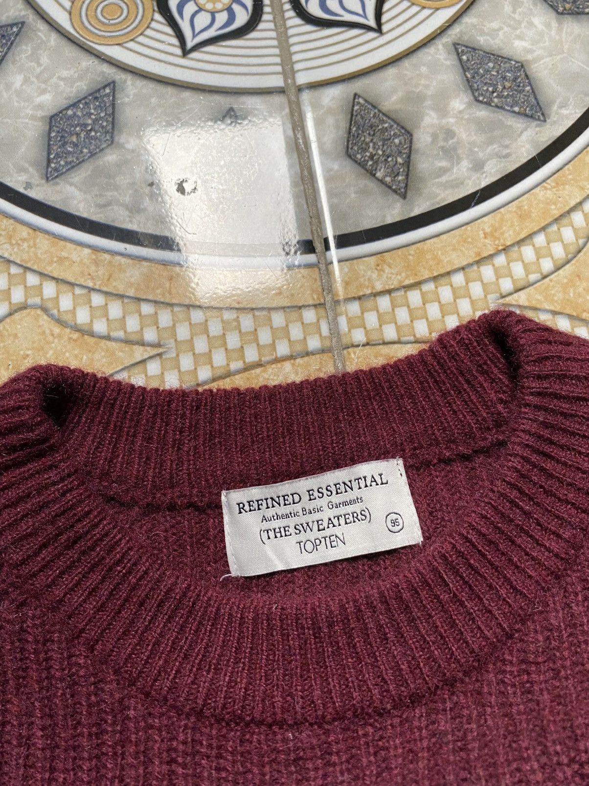 Other TOPTEN "Refined Essential"Ribbed Knit Sweater Vintage Vibe. Size US M / EU 48-50 / 2 - 8 Thumbnail
