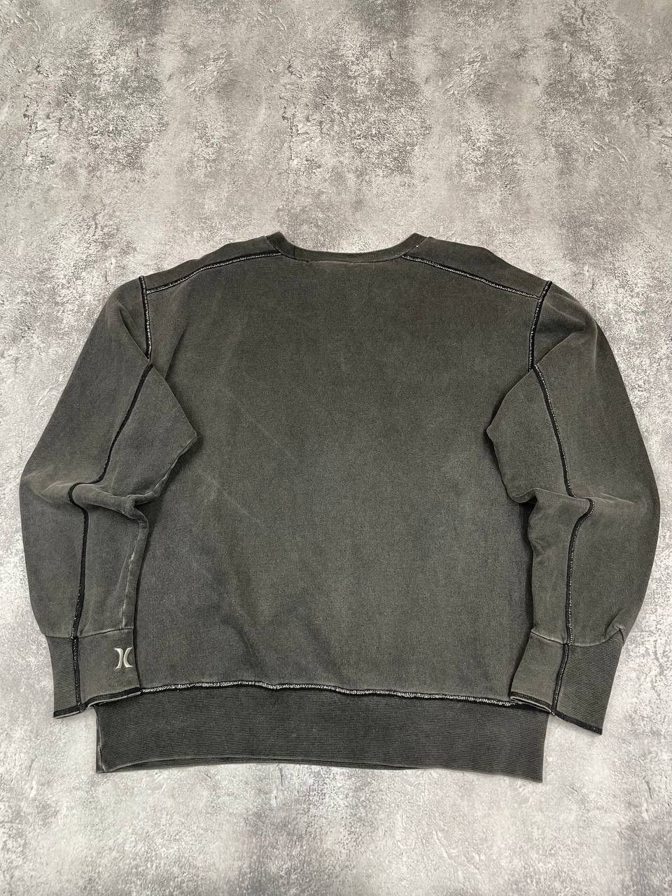 Hurley Hurley Men Vintage Cotton Sweatshirt Dark Grey Size XL Size US XL / EU 56 / 4 - 7 Thumbnail