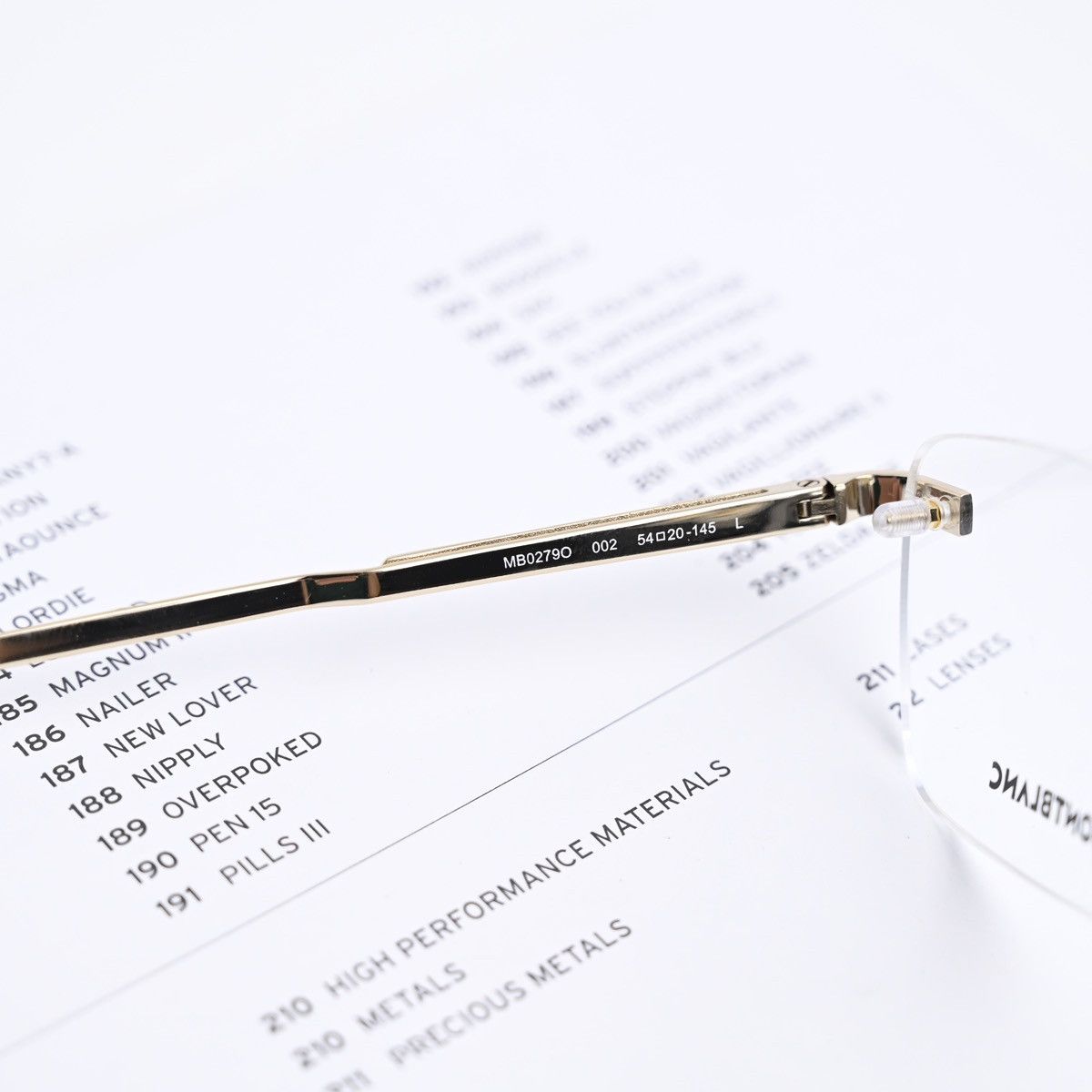 Montblanc MONTBLANC MB0279O GLASSES Size ONE SIZE - 9 Thumbnail