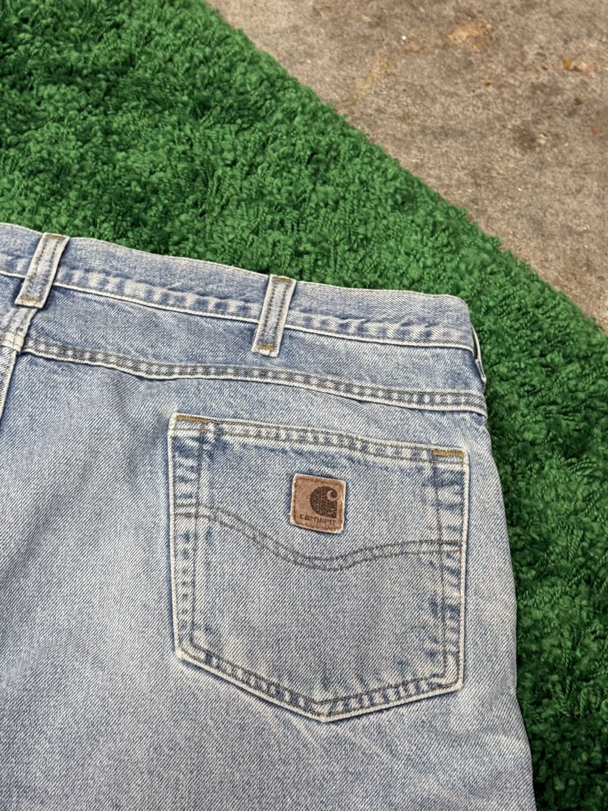 Carhartt Vintage Distressed Carhartt Baggy Denim Jeans 40 x 34 RARE Size US 40 / EU 56 - 4 Thumbnail