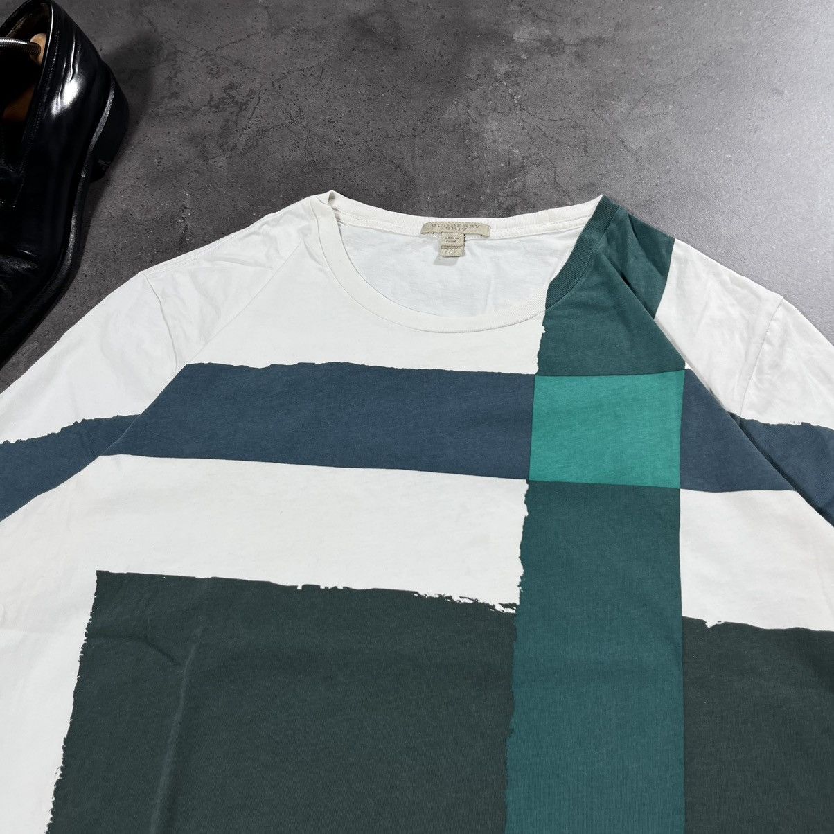 Burberry Burberry 00s Vintage Nova Check Fullprint Tee Tshirt Size US XL / EU 56 / 4 - 3 Thumbnail