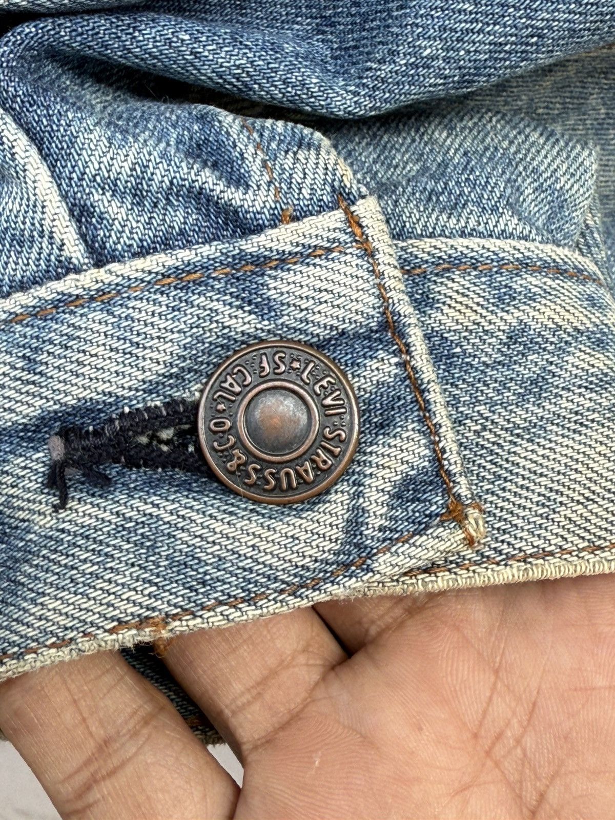 Levi's 1980’s Levi’s 70626-0217 Orange Tab Type 2 Trucker Jacket Size US L / EU 52-54 / 3 - 8 Thumbnail