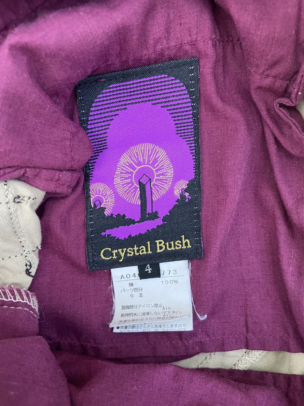 If Six Was Nine 🔥 Crystal Bush Cargo pants bondage hysteria distressed Size US 35 - 16 Thumbnail