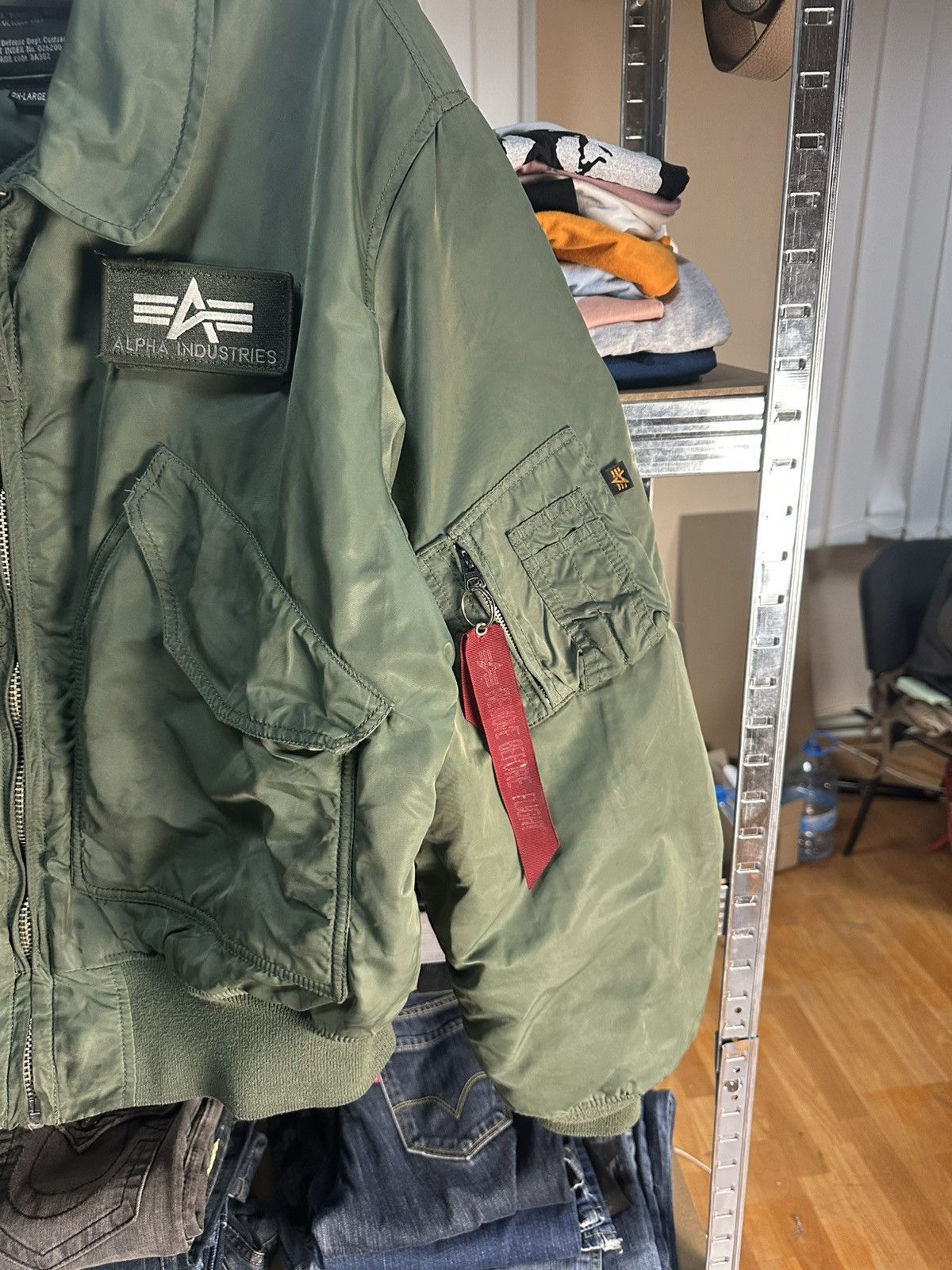 Alpha Industries BOMBER ALPHA INDUSTRIES KHAKI MILITARY M1 JACKET Size US XXL / EU 58 / 5 - 2 Thumbnail