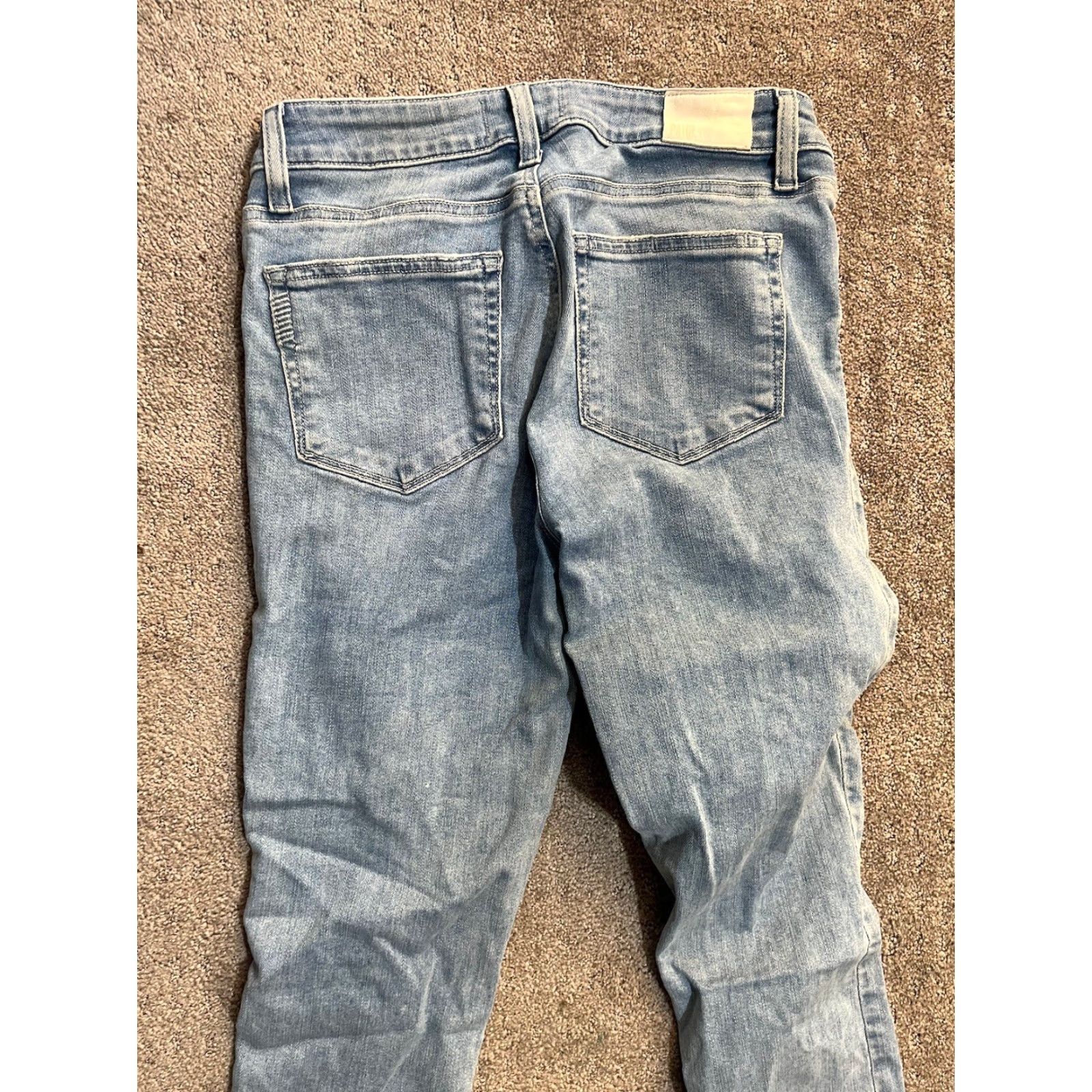 Paige PAIGE Verdugo Crop Jeans Women's Size 27 Blue Raw Hem Size 27" / US 4 / IT 40 - 2 Thumbnail