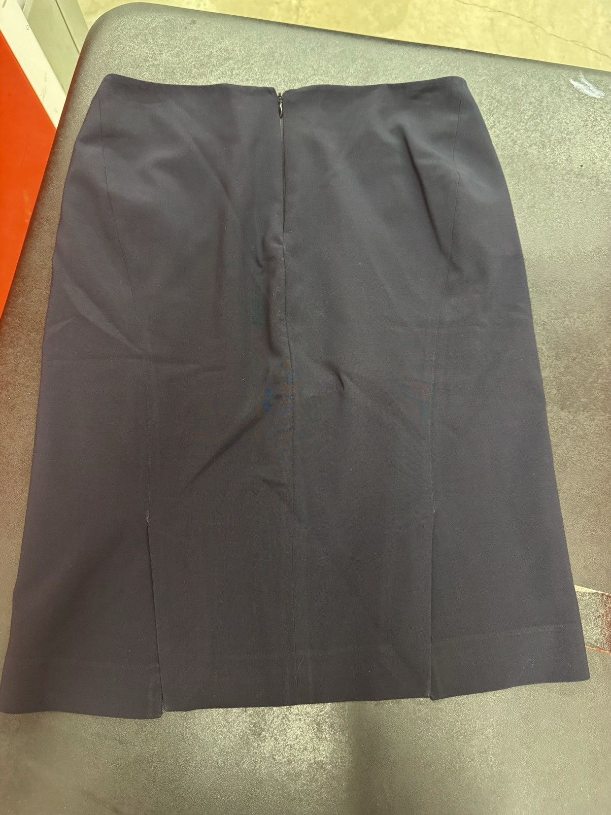 Theory Theory Women Pencil Skirt Blue Golda 2 Double Split Size 8 Size 30" / US 8 / IT 44 - 6 Thumbnail