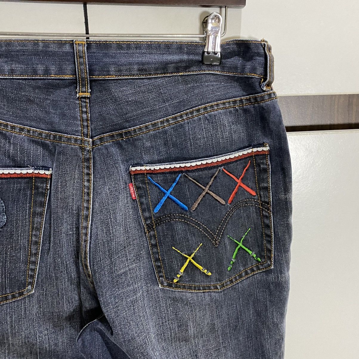 ARCHIVE LEVIS X KAWS X ORIGINALFAKE DENIM PANTS SIZE 30