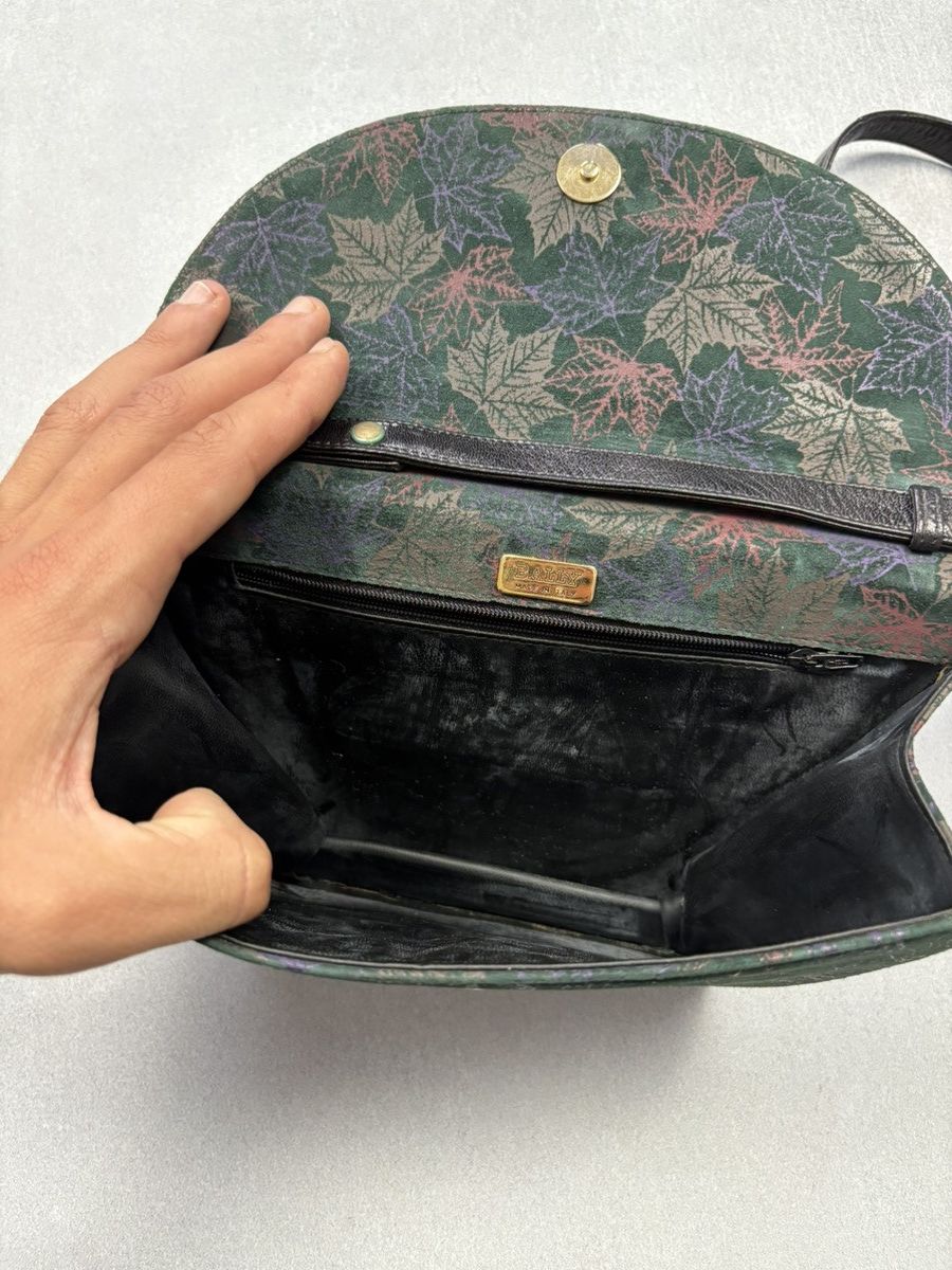 Bally Bally Vintage Floral Suede Crossbody Bag Made in Italy Size ONE SIZE - 5 Thumbnail