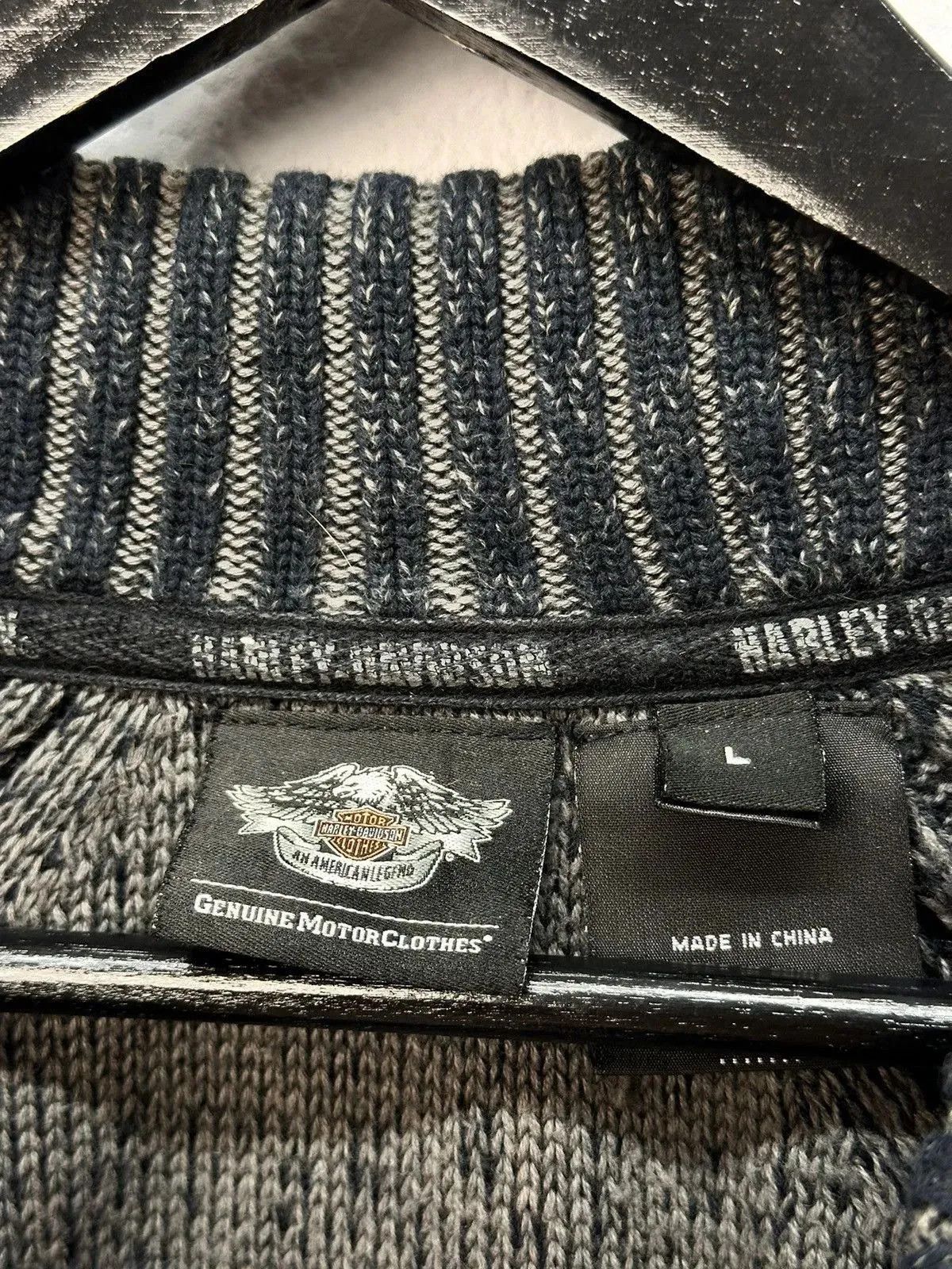 Harley Davidson Y2k Avatngarde Sweater Distressed Harley Davidson Japanese Size US L / EU 52-54 / 3 - 8 Thumbnail
