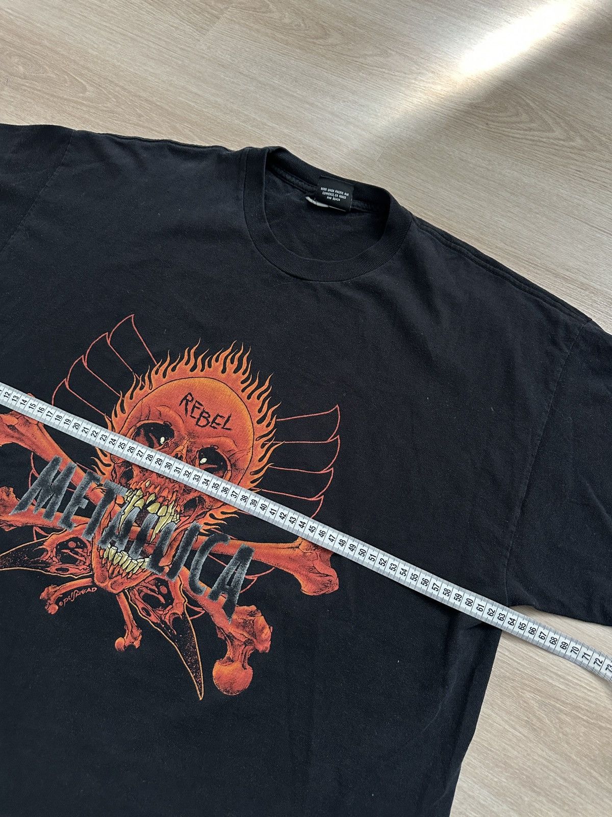 Metallica Metallica 1997 Pushhead super oversized Vintage Printed Band Size US XXL / EU 58 / 5 - 4 Thumbnail