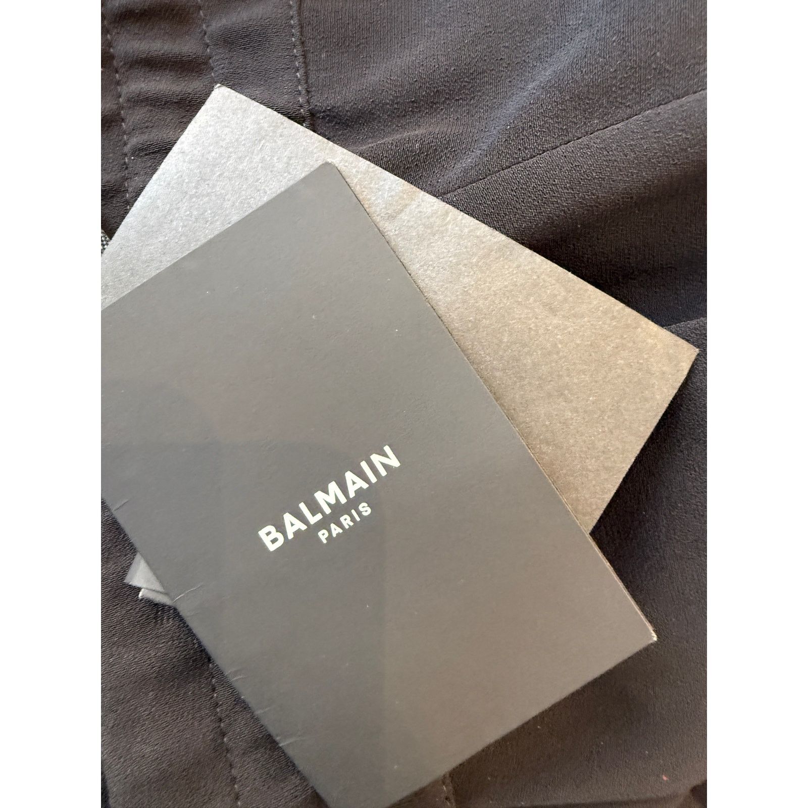 Balmain Balmain Slouchy Crepe Tapered-leg Track Pants Size US 34 / EU 50 - 5 Thumbnail