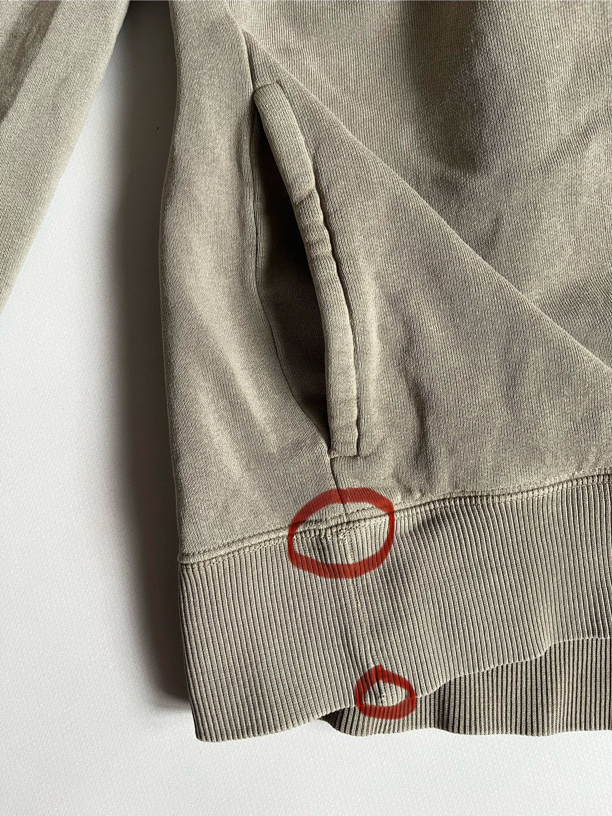 Dolce & Gabbana Vintage 90s Dolce & Gabbana Beige Pocket V Neck Hoodie Size US M / EU 48-50 / 2 - 18 Thumbnail