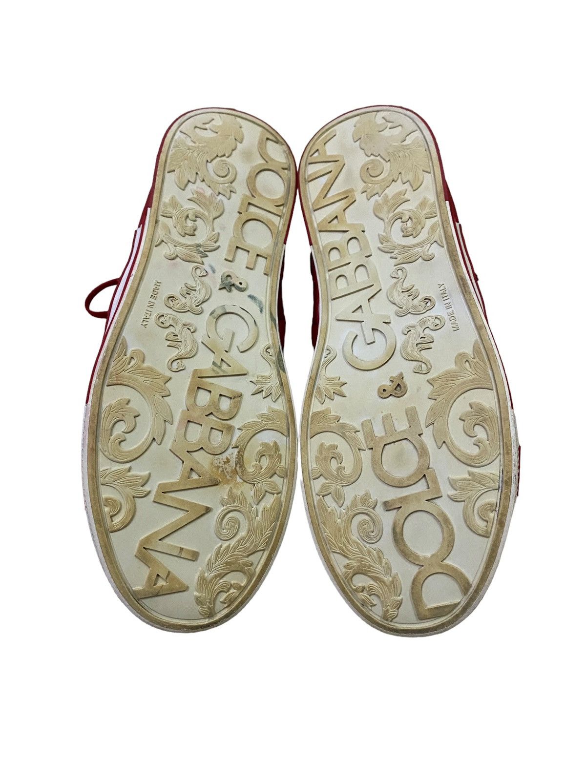 Dolce & Gabbana Dolce&Gabbana Portofino Leather Low Sneakers Size US 8.5 / EU 41-42 - 12 Thumbnail