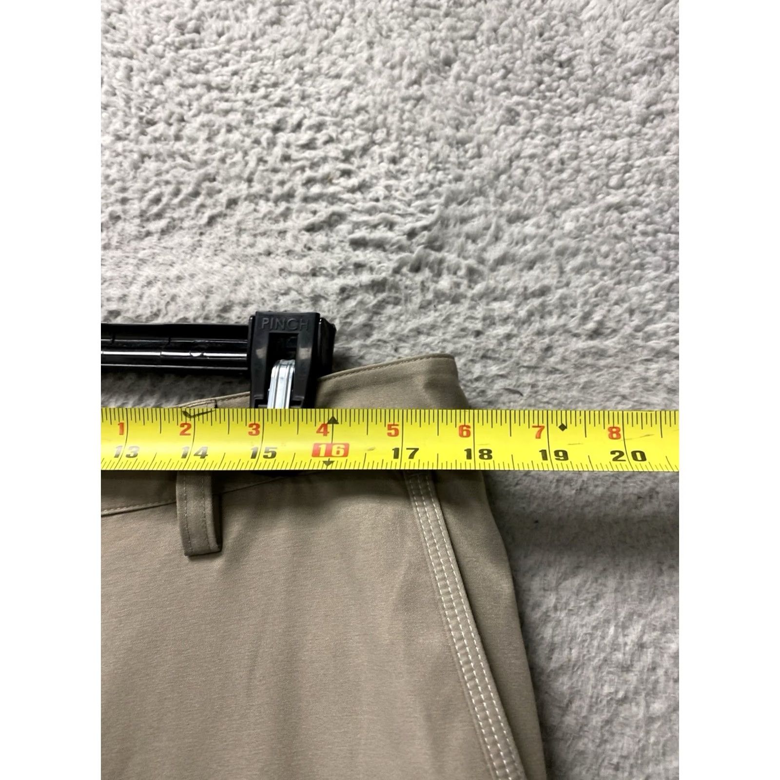 Adidas Adidas Pants Mens 36x32 Tan Performance Knit/Chino Flat Front Logo Straight Leg Casual Wear Women? Size US 36 / EU 52 - 3 Thumbnail