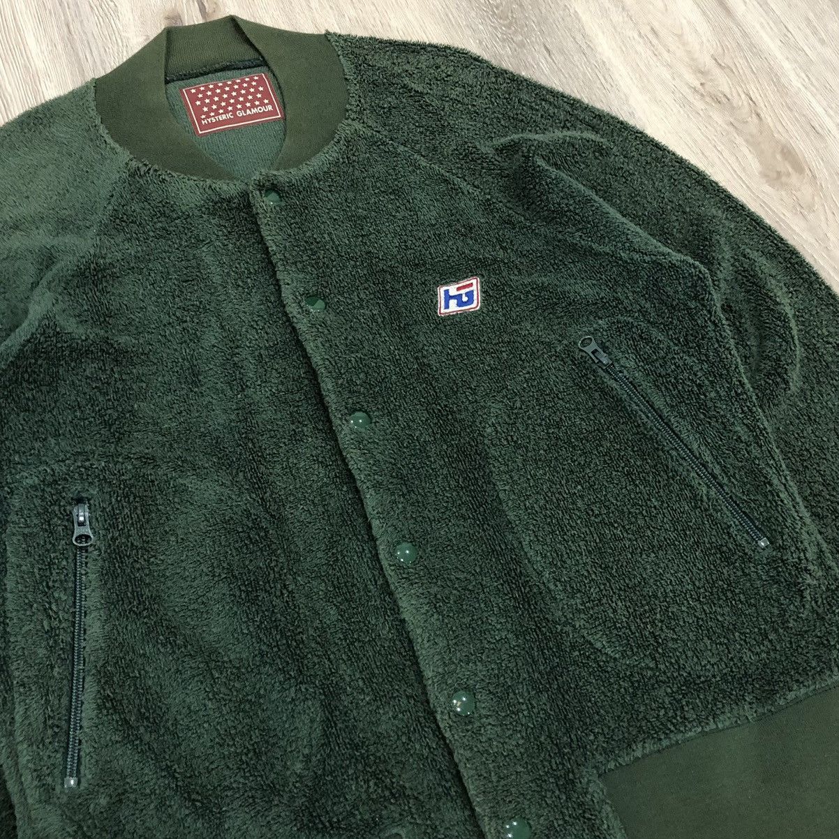 Hysteric Glamour Hysteric Glamour HG Towel Fabric Bomber Jacket Size US L / EU 52-54 / 3 - 3 Thumbnail
