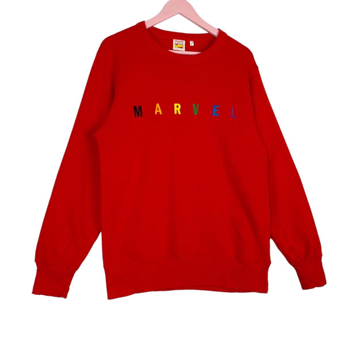 Marvel Comics × Vintage Vintage Marvel Embroidered Logo Crewneck Sweatshirt Size US M / EU 48-50 / 2 - 3 Thumbnail