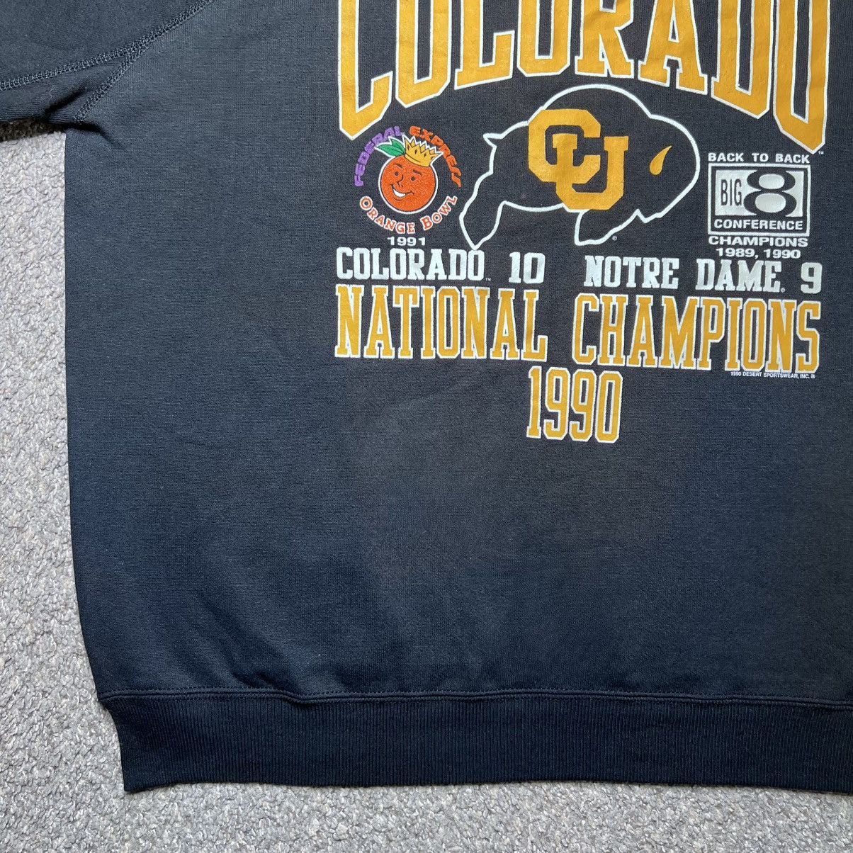 NCAA 1990 NCAA Colorado Buffaloes National Champions Sweatshirt Size US XL / EU 56 / 4 - 8 Thumbnail