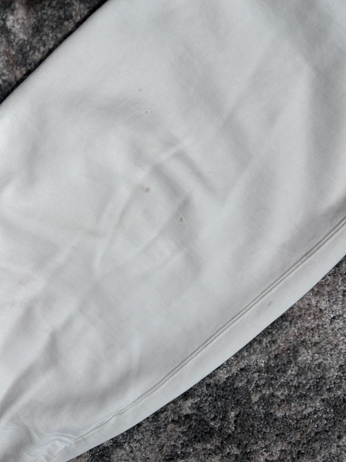 Nike × Vintage Vintage 90's Nike Heavy Cotton White Track Pants Big Logo Size US 32 / EU 48 - 7 Thumbnail