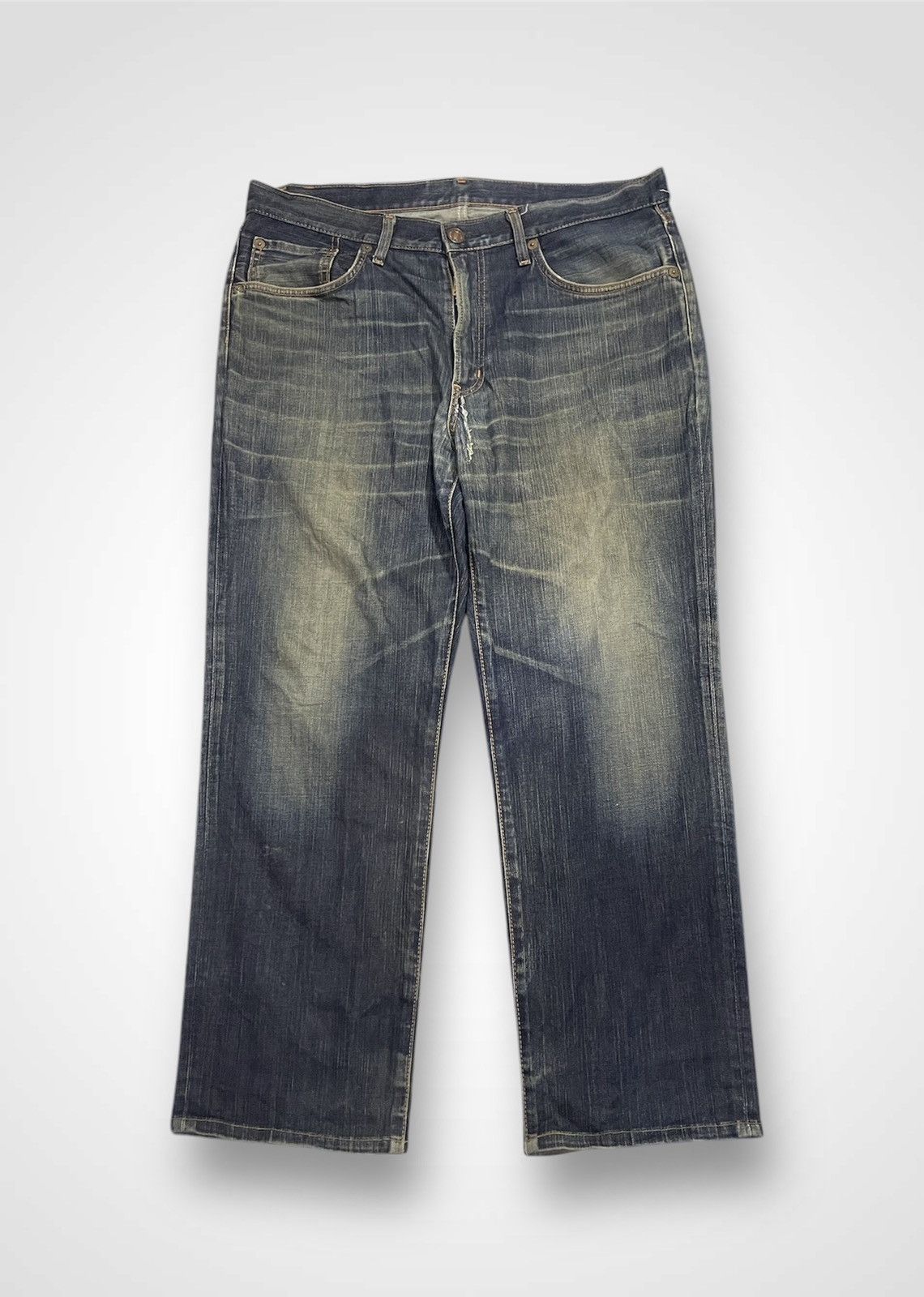 Edwin × Japanese Brand Edwin Distressed Jeans (14) Size US 38 / EU 54 - 1 Thumbnail