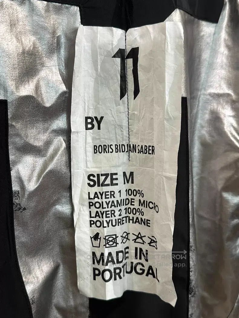 Boris Bidjan Saberi Boris Bidjan Saberi Reversible silver coated jacket with b Size US M / EU 48-50 / 2 - 8 Thumbnail