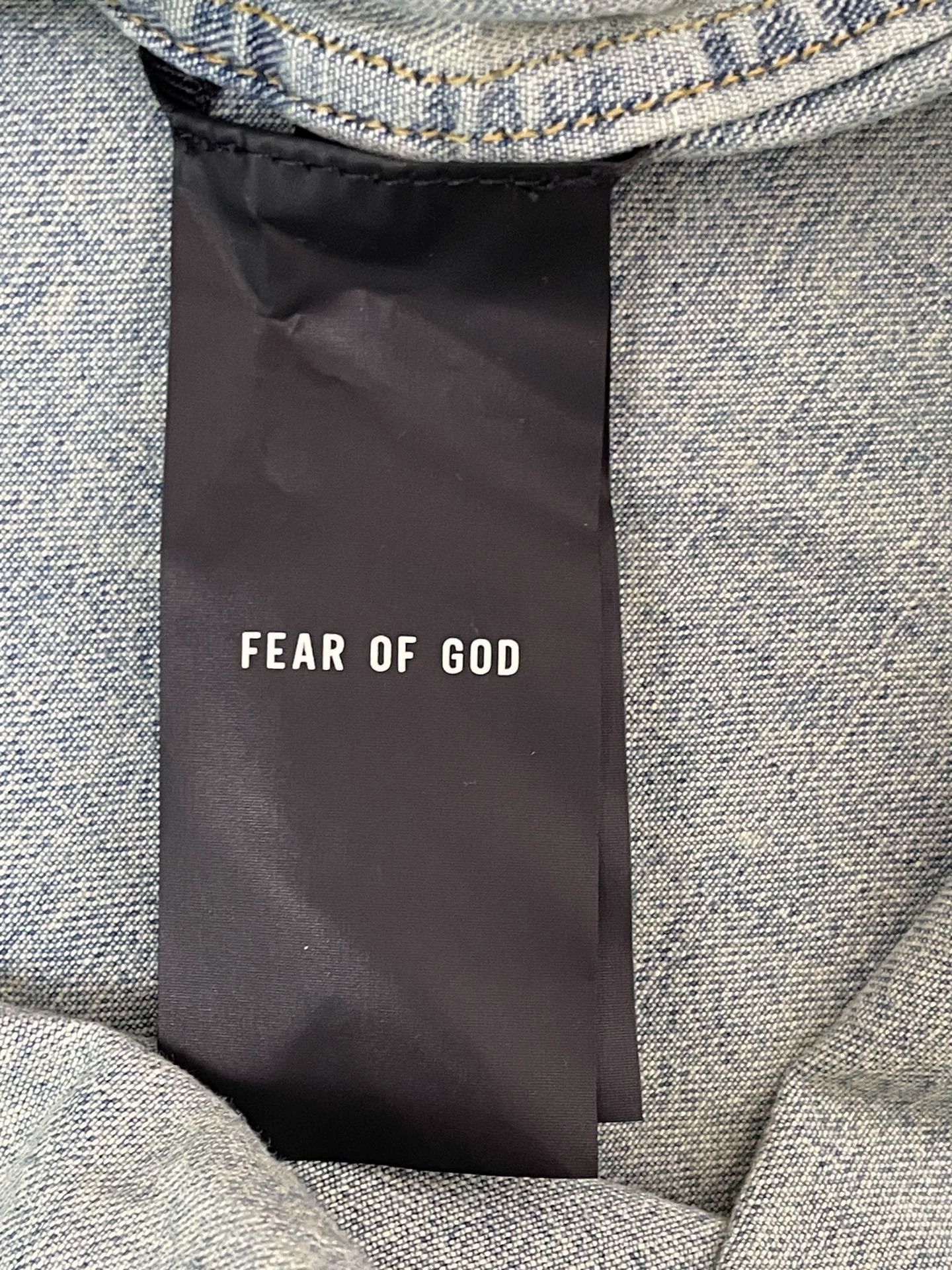 Fear of God Fear of God S6 Mainline OS Denim Jacket S Size US S / EU 44-46 / 1 - 4 Thumbnail