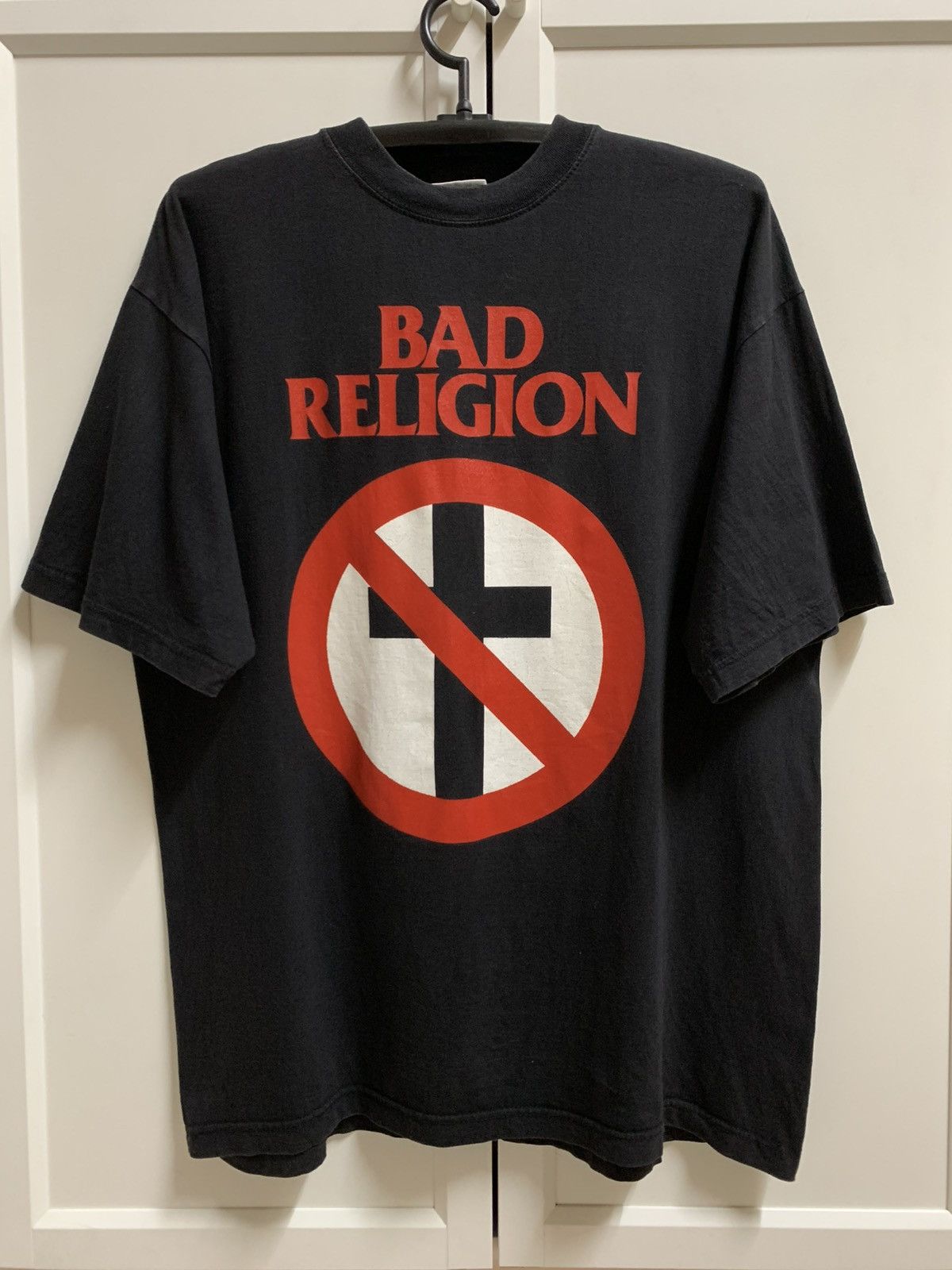 Band Tees ✝️ Vintage Bad Religion – The Grey Race Europe Tour 1996 Size US XL / EU 56 / 4 - 1 Thumbnail