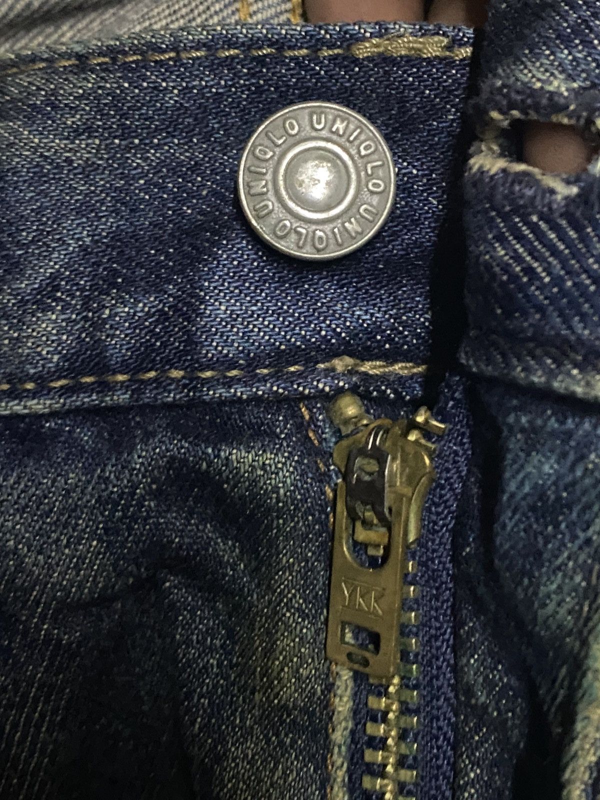 Undercover × Uniqlo Vintage Japanese Uniqlo Mud Wash Distressed Baggy Jeans Size US 37 - 10 Thumbnail