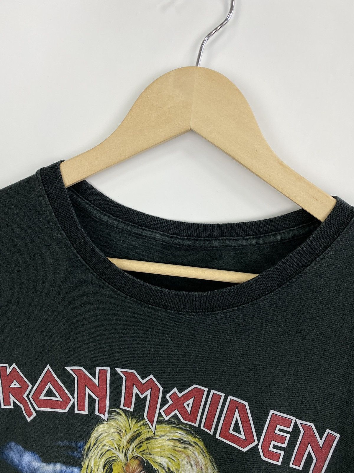 Iron Maiden ☠️ Vintage 90s Iron Maiden Death Skull Skeleton T-Shirt Retro Size US M / EU 48-50 / 2 - 5 Thumbnail
