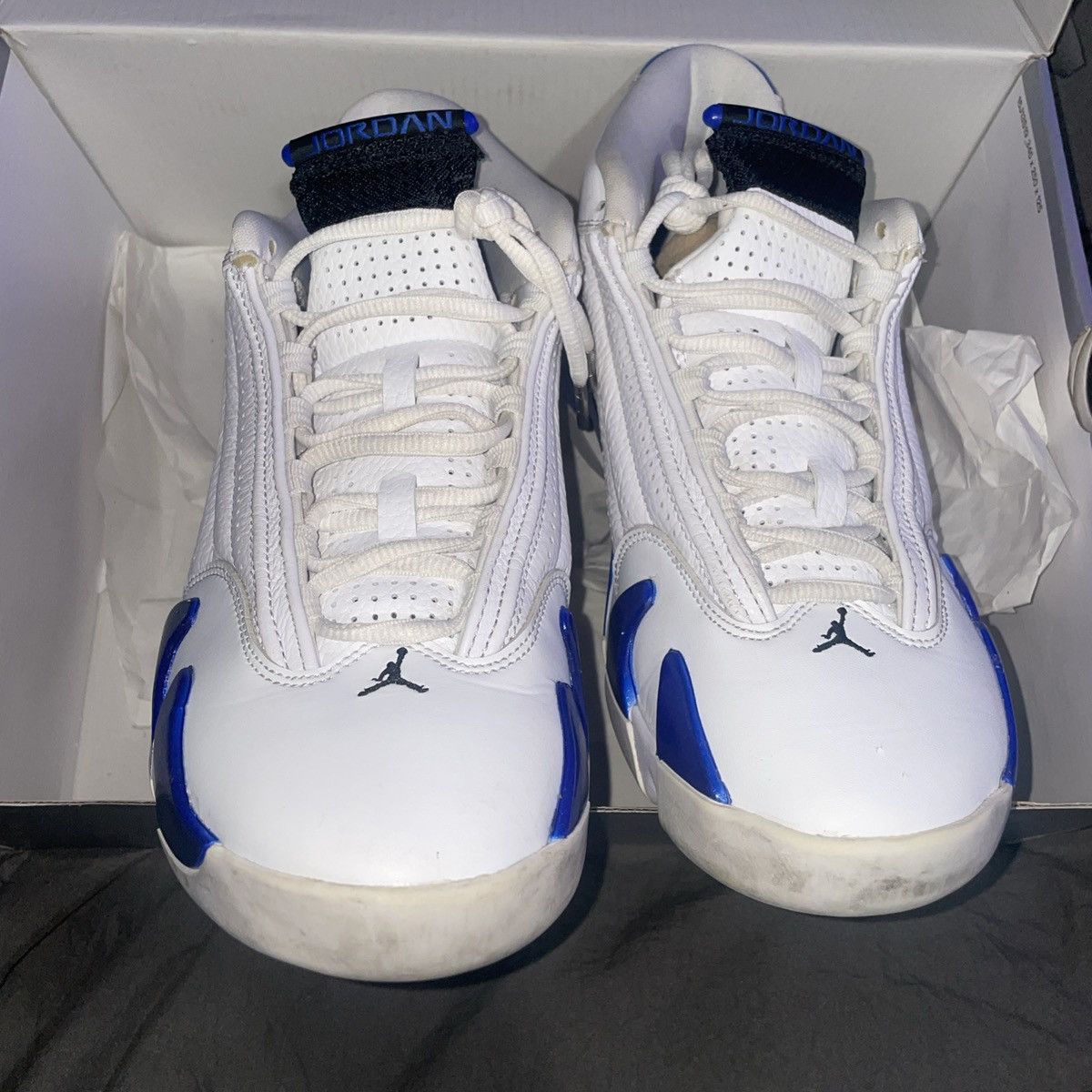 Jordan Brand Air Jordan 14 retro Hyper Royals Size US 9 / EU 42 - 4 Thumbnail