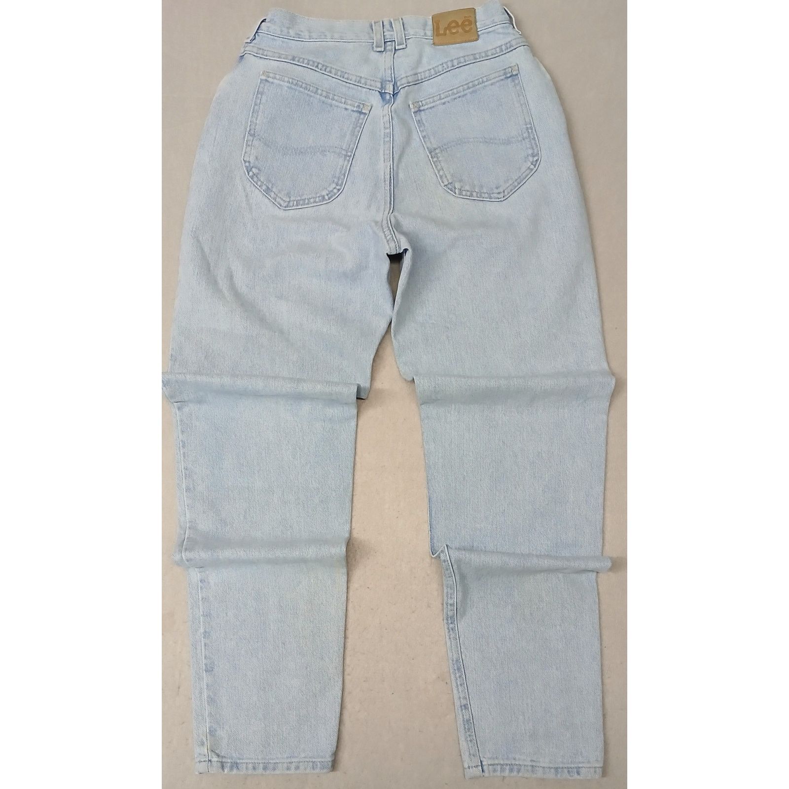 Lee Lee (8L) Vintage Tapered Leg Light Denim Jeans Size 30" / US 8 / IT 44 - 7 Thumbnail