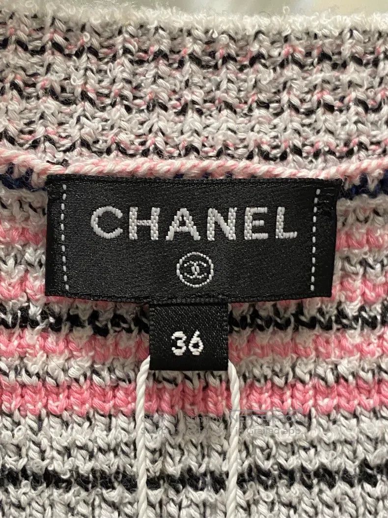 Chanel Chanel 24-year-old striped knitted vest Size XS / US 0-2 / IT 36-38 - 2 Thumbnail