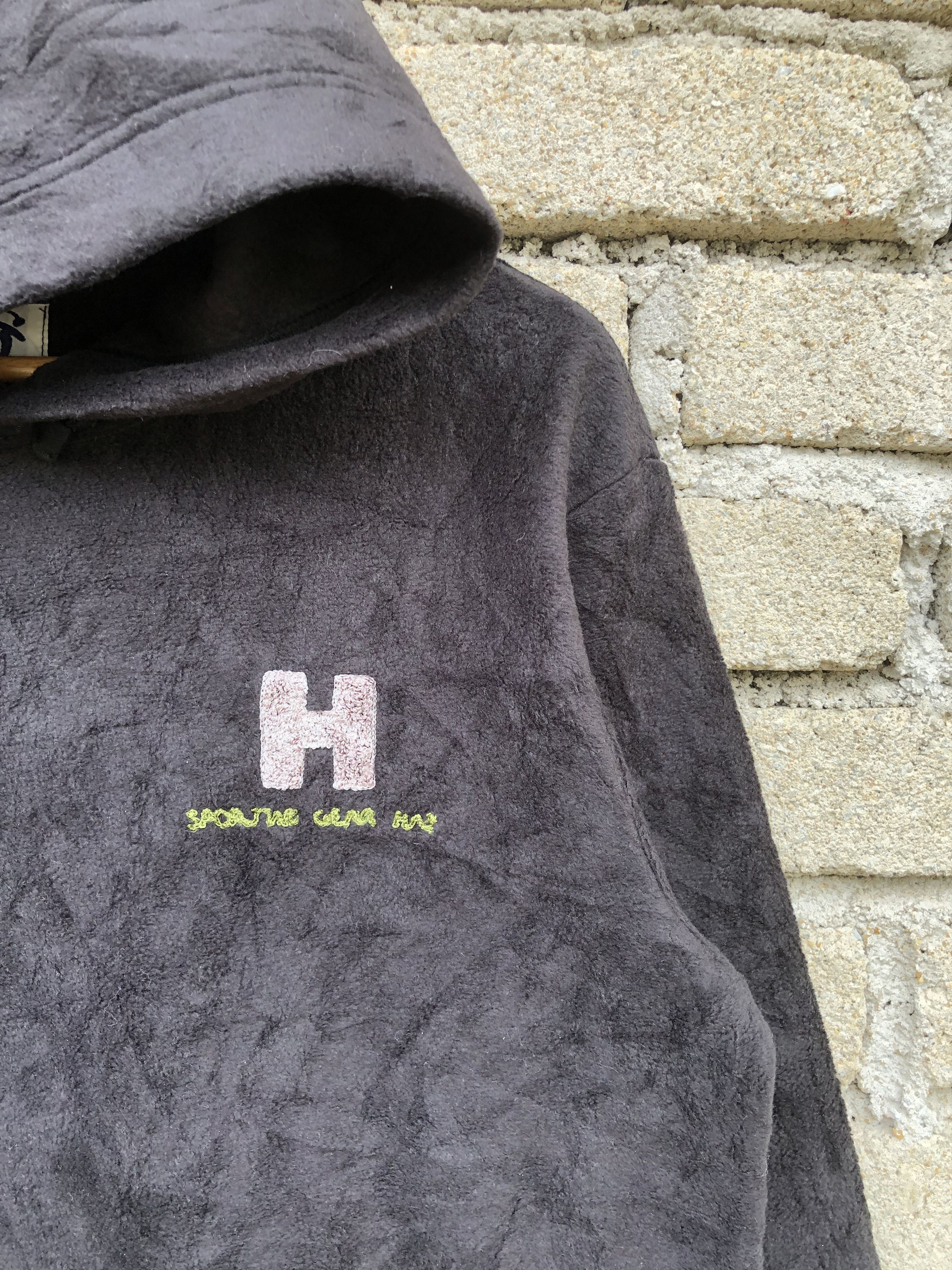 Issey Miyake Vintage Hai Sporting Gear Black Fleece Hoodie Size US L / EU 52-54 / 3 - 3 Thumbnail