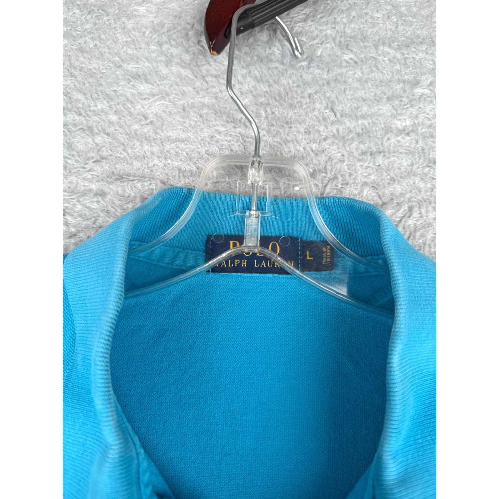 Ralph Lauren Polo Ralph Lauren Polo Shirt Men Large Blue 100% Cotton Short Sleeve Pony Size US L / EU 52-54 / 3 - 7 Thumbnail