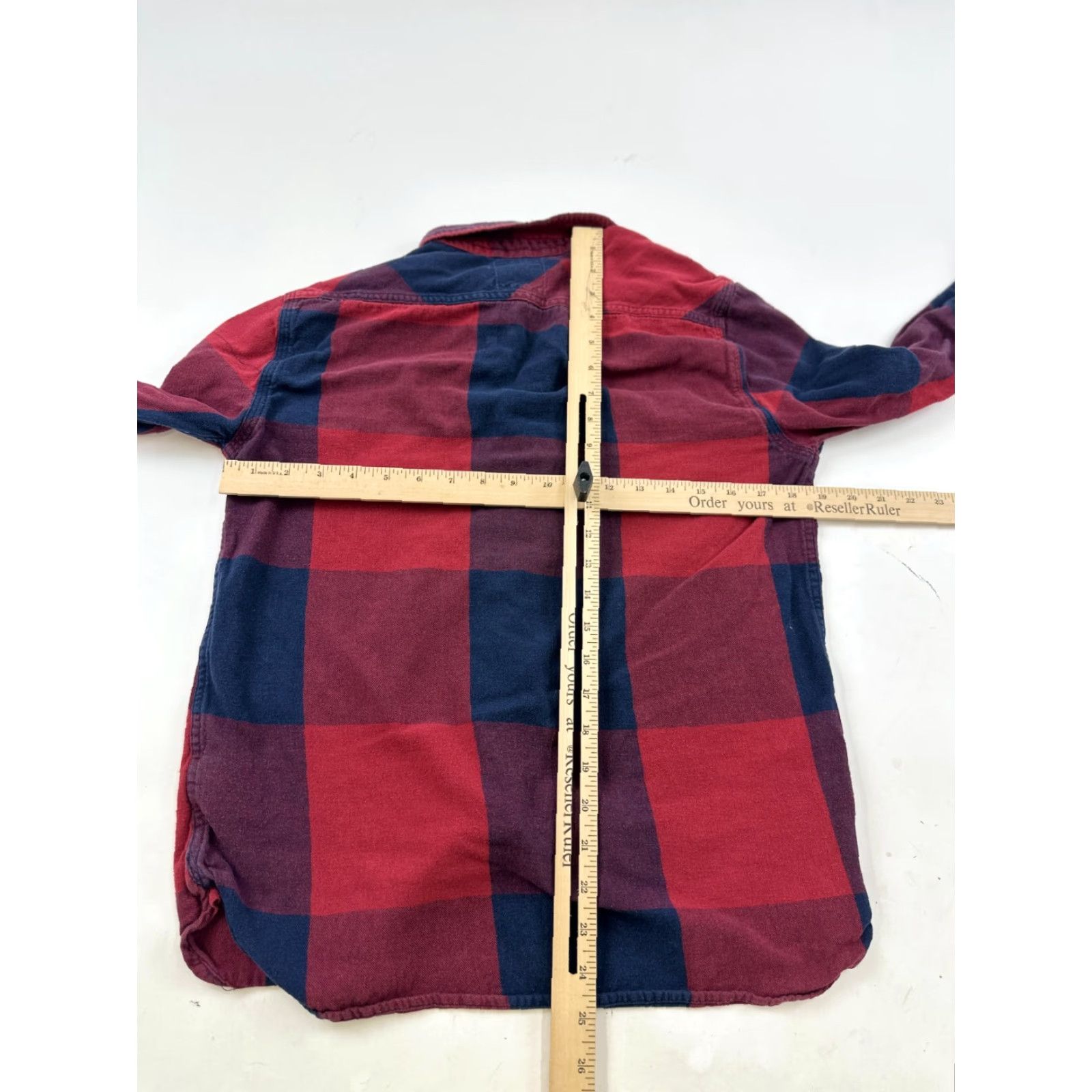 Levi's Levi’s Shirt Mens Small Red Blue Flannel Buffalo Plaid 100% Cotton Button-Up Collared Long Sleeve Casual Size US S / EU 44-46 / 1 - 6 Thumbnail
