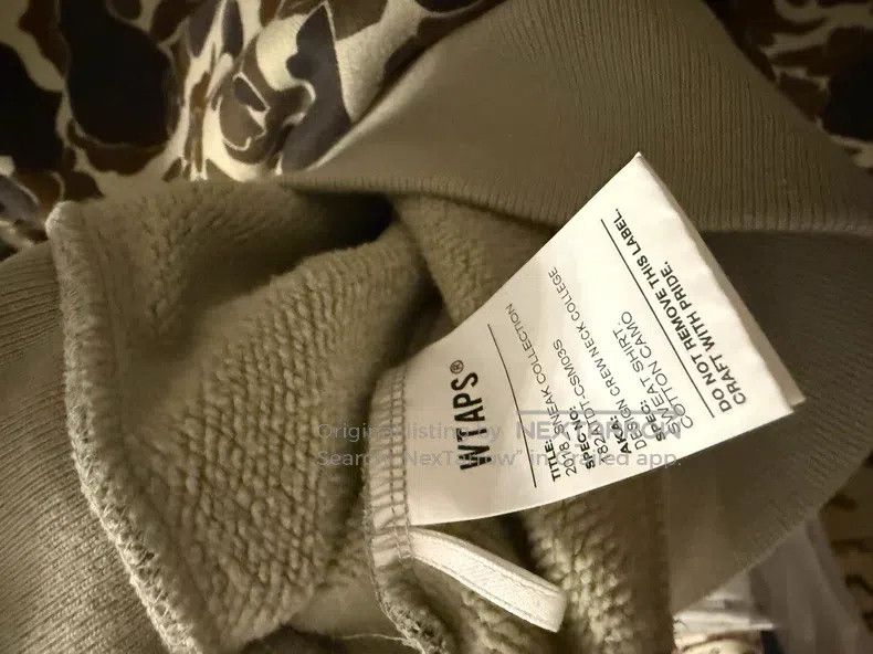 Wtaps Wtaps Camouflage Sweatshirt Size US L / EU 52-54 / 3 - 7 Thumbnail