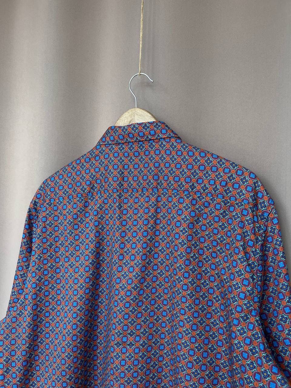Robert Graham Robert Graham Button Up Shirt Mens Size XXL Brown Geometric Size US XXL / EU 58 / 5 - 8 Thumbnail