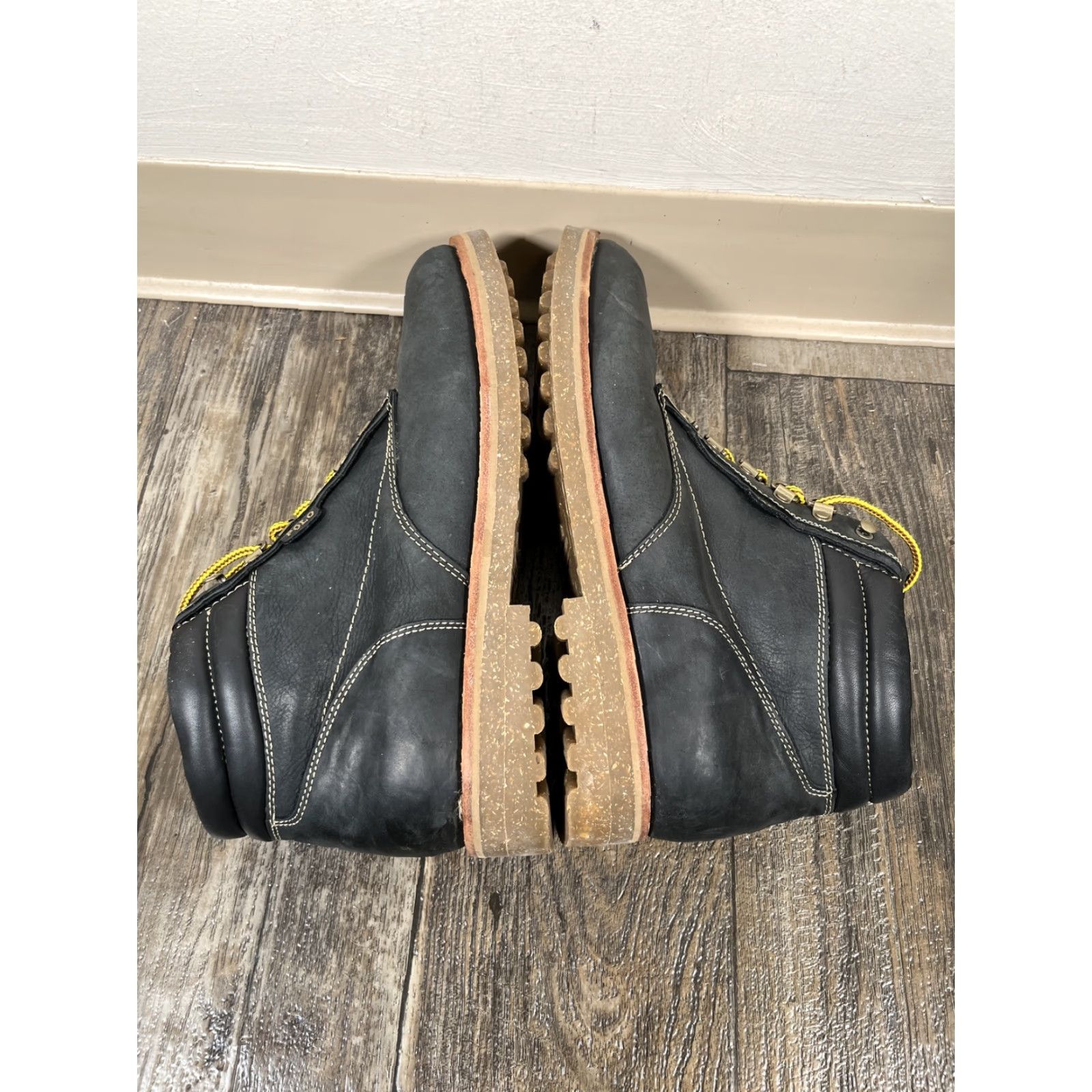 Polo Ralph Lauren Polo Ralph Lauren Meltham Boots Mens 14D Gray Leather Flannel Lined Size US S / EU 44-46 / 1 - 7 Thumbnail