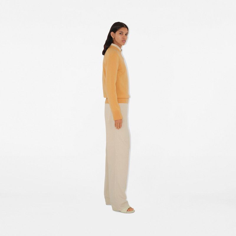 Burberry o1w1db10426 B Shield Wool Blend Sweater in Apricot Size M / US 6-8 / IT 42-44 - 3 Thumbnail
