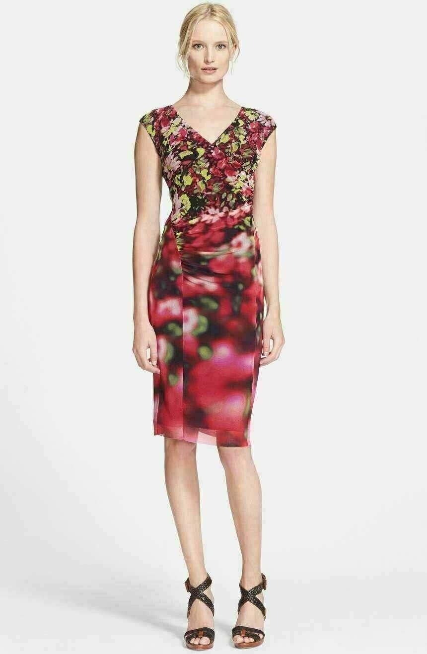 Jean Paul Gaultier Vintage Jean Paul Gaultier Soleil Midi Sheath Dress Floral S Size S / US 4 / IT 40 - 7 Thumbnail