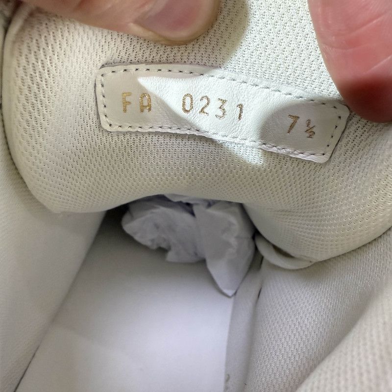 Louis Vuitton Louis Vuitton White Green Tattoo Casual Sneakers - Size US 8 / EU 41 - 5 Thumbnail