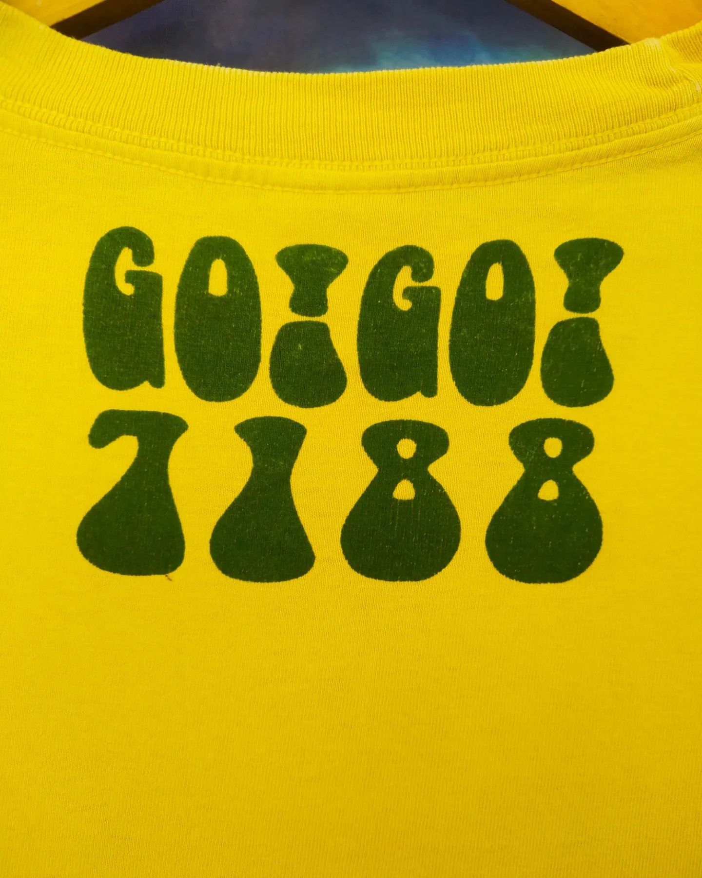 Band Tees Vintage Go!Go!7188 Nuts Car and Sea Yellow Band Tee Size US L / EU 52-54 / 3 - 4 Thumbnail