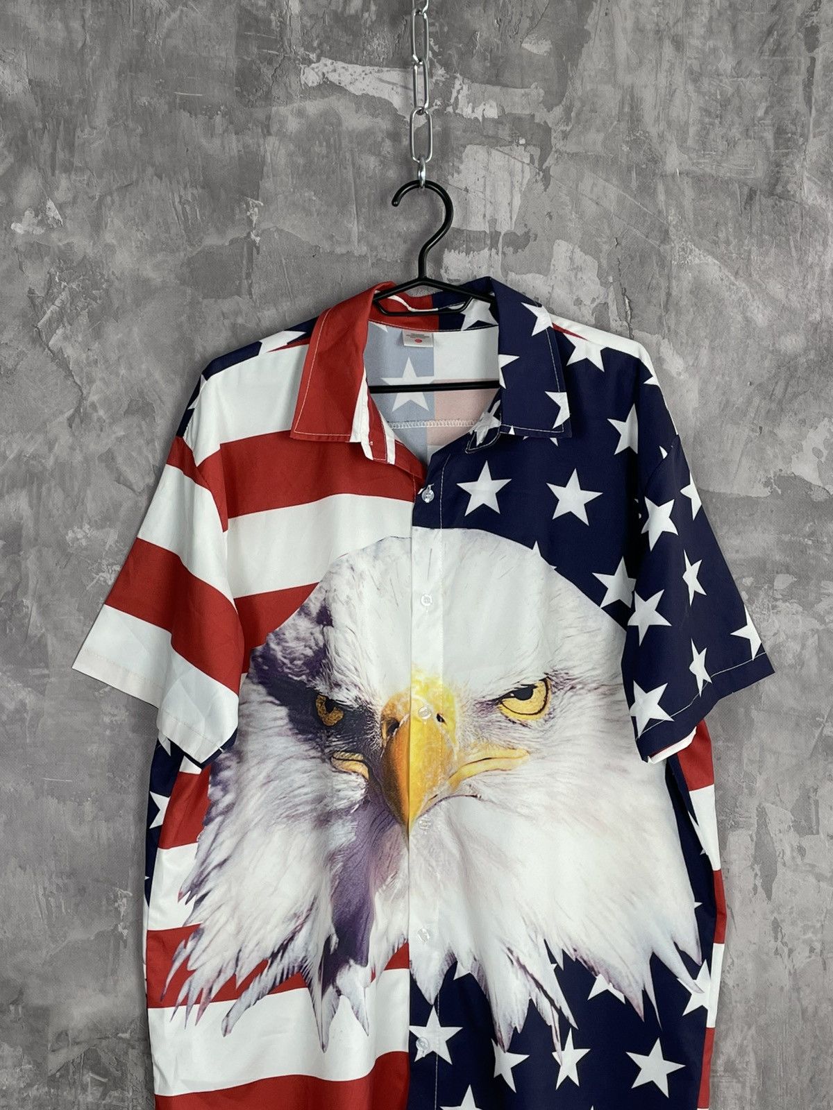 Designer × Vintage The Most American Shirt EVER MADE - Polo Button Up Size US XL / EU 56 / 4 - 2 Thumbnail